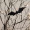 5ft. Pre-Lit Artificial Halloween Black Twig Tree with Bats and 50 Warm White LED Lights